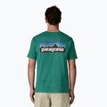 Tricou pentru bărbați Patagonia P-6 Logo gem green 3
