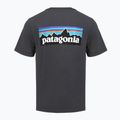 Tricou pentru bărbați Patagonia P-6 Logo ink black 2