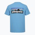 Tricou pentru bărbați Patagonia P-6 Shore blue logo 2