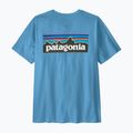 Tricou pentru bărbați Patagonia P-6 Shore blue logo