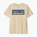 Tricou pentru bărbați Patagonia P-6 Logo undyed natural