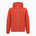 Geacă softshell pentru bărbați Patagonia R1 TechFace Hoody hot ember