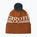 Căciulă de iarnă Patagonia Powder Town hut tripper logo: cinnamon brown