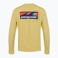 Longsleeve pentru bărbați Patagonia Cap Cool Daily Boardshort Logo LS limestone yellow - Light Limestone yellow x-dye 2