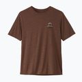 Tricou pentru bărbați Patagonia Cap Cool Daily Great Waves berm brown - light berm brown x-dye