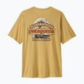 Tricou pentru bărbați Patagonia Cap Cool Daily Great Waves limestone yellow - light limestone yellow x-dye 2