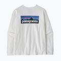 Longsleeve pentru femei Patagonia P-6 Logo Responsibili-Tee LS fiber white 2