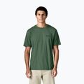 Tricou pentru bărbați Patagonia P-6 Logo canopy green