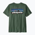 Tricou pentru bărbați Patagonia P-6 Logo canopy green 2