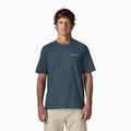 Tricou pentru bărbați Patagonia Water People Banner summit blue