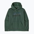 Bluză pentru bărbați Patagonia P-6 Logo Uprisal Hoody p-6 outline: canopy green