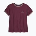 Tricou pentru femei Patagonia Fitz Roy Foothills Ringer Tee berry fig