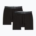 Boxeri termici pentru bărbați Icebreaker Merino 150 Anatomica Boxers 2 pairs black
