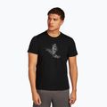 Tricou pentru bărbați icebreaker Merino 150 Tech Lite Skiing Yeti black