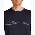 Tricou pentru bărbați icebreaker Merino 150 Tech Lite Mountain Pulse midnight navy 4