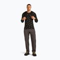 Longsleeve termoactiv pentru bărbați icebreaker Merino 200 Oasis Crewe Snow Day black/peridot/aop 4