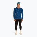 Longsleeve termoactiv pentru bărbați icebreaker Merino 200 Oasis Crewe Snow Day atlantis/topaz/aop 4