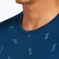 Longsleeve termoactiv pentru bărbați icebreaker Merino 200 Oasis Crewe Snow Day atlantis/topaz/aop 6