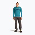Longsleeve termoactiv pentru bărbați icebreaker Merino 200 Oasis Crewe Elevation Line topaz 2