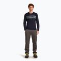 Longsleeve termoactiv pentru bărbați icebreaker Merino 200 Oasis Crewe Elevation Line midnight navy 2