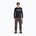 Longsleeve termoactiv pentru bărbați icebreaker Merino 200 Oasis Crewe Elevation Line midnight navy 4