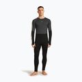 Longsleeve termoactiv pentru bărbați Icebreaker Merino 200 Oasis+ LS Crewe 0JI black/jet heather/undyed/cb 2