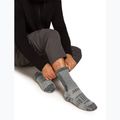 Șosete pentru bărbați icebreaker Merino Hike+ Mountaineer Mid Calf jet heather/black 4