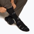 Șosete pentru bărbați icebreaker Merino Ultralight Crew Camp Ess black/alloy 3