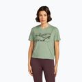Tricou pentru femei icebreaker Merino 150 Tech Lite Crop The Climb seaglass
