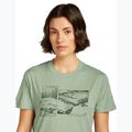 Tricou pentru femei icebreaker Merino 150 Tech Lite Crop The Climb seaglass 5