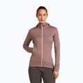 Icebreaker femei Merino 260 Quantum IV Zip Hoodie summit/blush