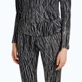 Colanți termoactivi pentru femei Icebreaker Merino 260 Tech Vertex High Rise Delta Lines AOP black/snow/j 4