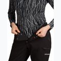 Colanți termoactivi pentru femei Icebreaker Merino 260 Tech Vertex High Rise Delta Lines AOP black/snow/j 6