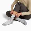 Șosete pentru femei icebreaker Merino Hike+ Medium Crew blizzard heather/alloy 3
