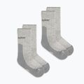 Șosete damă icebreaker Merino Hike+ Light Crew 2 perechi blizzar hthr/alloy 6