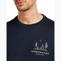 Tricou pentru bărbați icebreaker Merino 150 Tech Lite Peaceful Pass Tee midnight navy 5