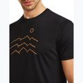 Tricou pentru bărbați icebreaker Merino 125 Cool-Lite Sphere Tee Across The Peaks black 5