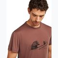 Tricou pentru bărbați icebreaker Merino Core Canoe Companions carob 6