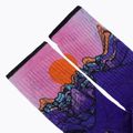 Șosete pentru femei Smartwool Hike Mountain Sunrise Print Crew deep navy 3
