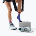 Șosete pentru femei Smartwool Hike Mountain Sunrise Print Crew deep navy 7