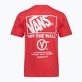 Tricou pentru bărbați Vans Stacked Hi Tee crimson haze 2