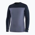 Bluză termoactivă pentru bărbați Smartwool Classic Thermal Merino Base Layer Colorblock Crew Boxed deep navy/nightfall 3
