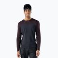 Bluză termoactivă pentru bărbați Smartwool Classic Thermal Merino Base Layer Colorblock Crew Boxed mink/charcoal