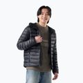 Geacă cu puf pentru bărbați Smartwool Winterloft Hooded black