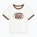 Tricou pentru femei Vans Center Chest Ringer Tee egret