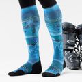 Șosete de schi Smartwool Ski Targeted Cushion Storm Peak Print OTC nightfall blue 2