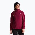 Bluză fleece pentru femei The North Face Glacier Fleece 1/4 Zip burgundy crush