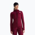 Bluză de trekking pentru femei The North Face Summit Futurefleece Full Zip Hoodie burgundy crush