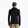 Bluză de trekking pentru bărbați Icebreaker Merino 200 Realfleece Descender Half Zip Hoodie black 3
