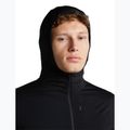 Bluză de trekking pentru bărbați Icebreaker Merino 200 Realfleece Descender Half Zip Hoodie black 6
